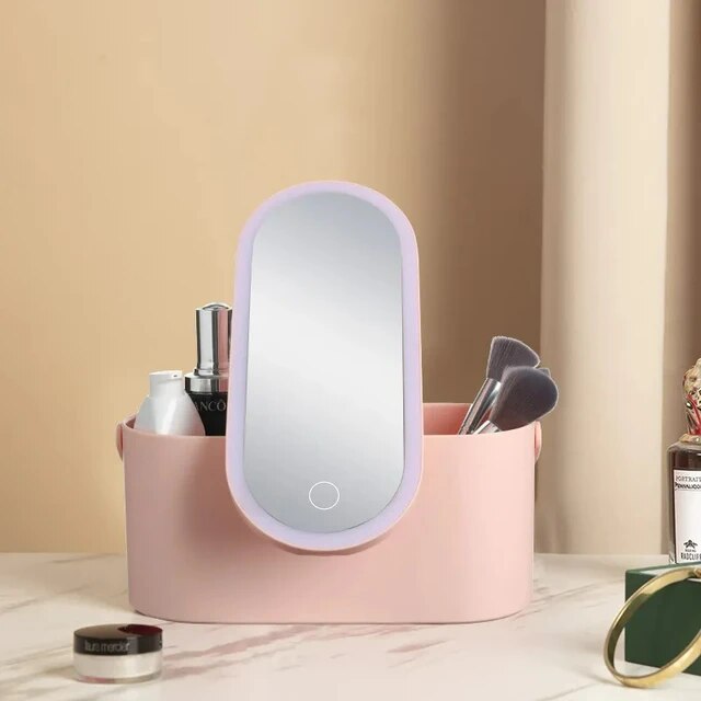 LED Light Makeup Storage Box