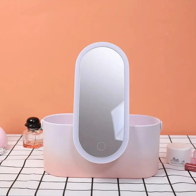 LED Light Makeup Storage Box