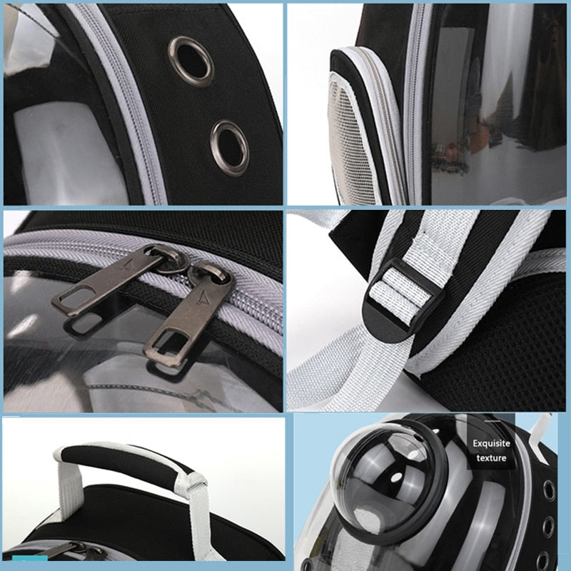 Panoramic Space Pet Backpack