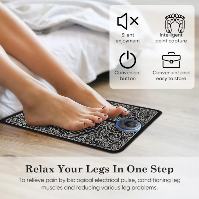 Electric EMS Foot Massager Pad